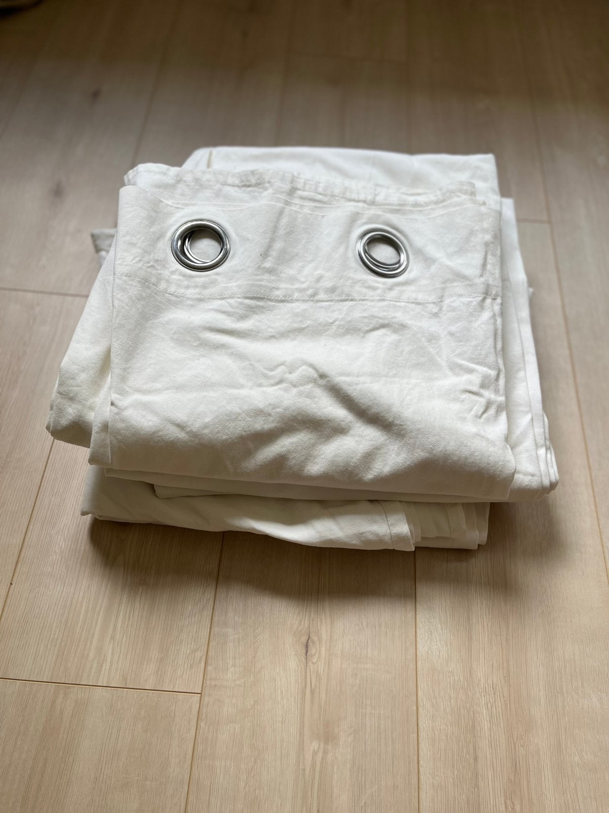 Merete ikea gordijnen off white / wit, Huis en Inrichting, Verduisterend, Wit, Ophalen of Verzenden, Zo goed als nieuw