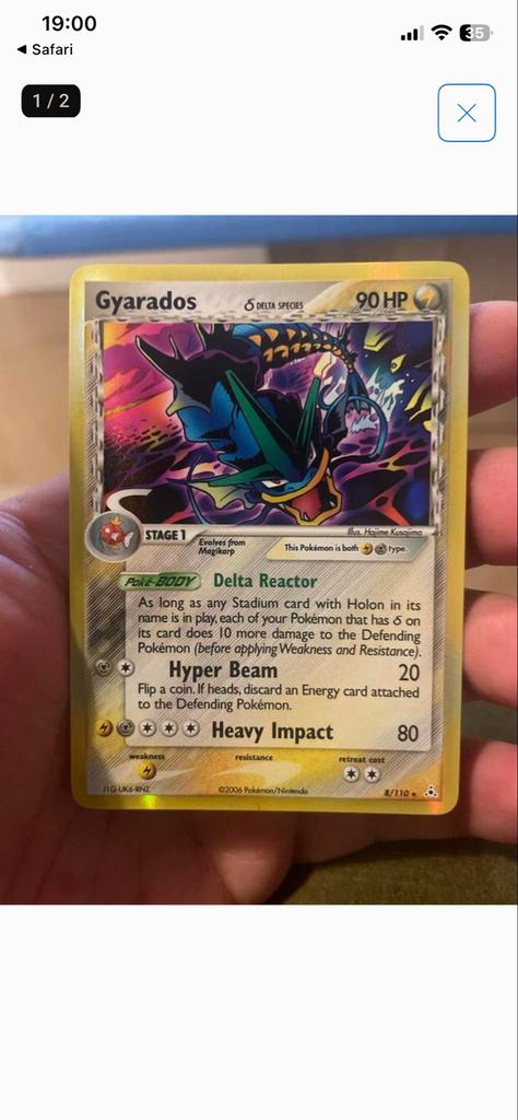 Gyarados Delta Species HOLO NM Pokémon Kaart, Hobby en Vrije tijd, Verzamelkaartspellen | Pokémon, Ophalen of Verzenden, Zo goed als nieuw