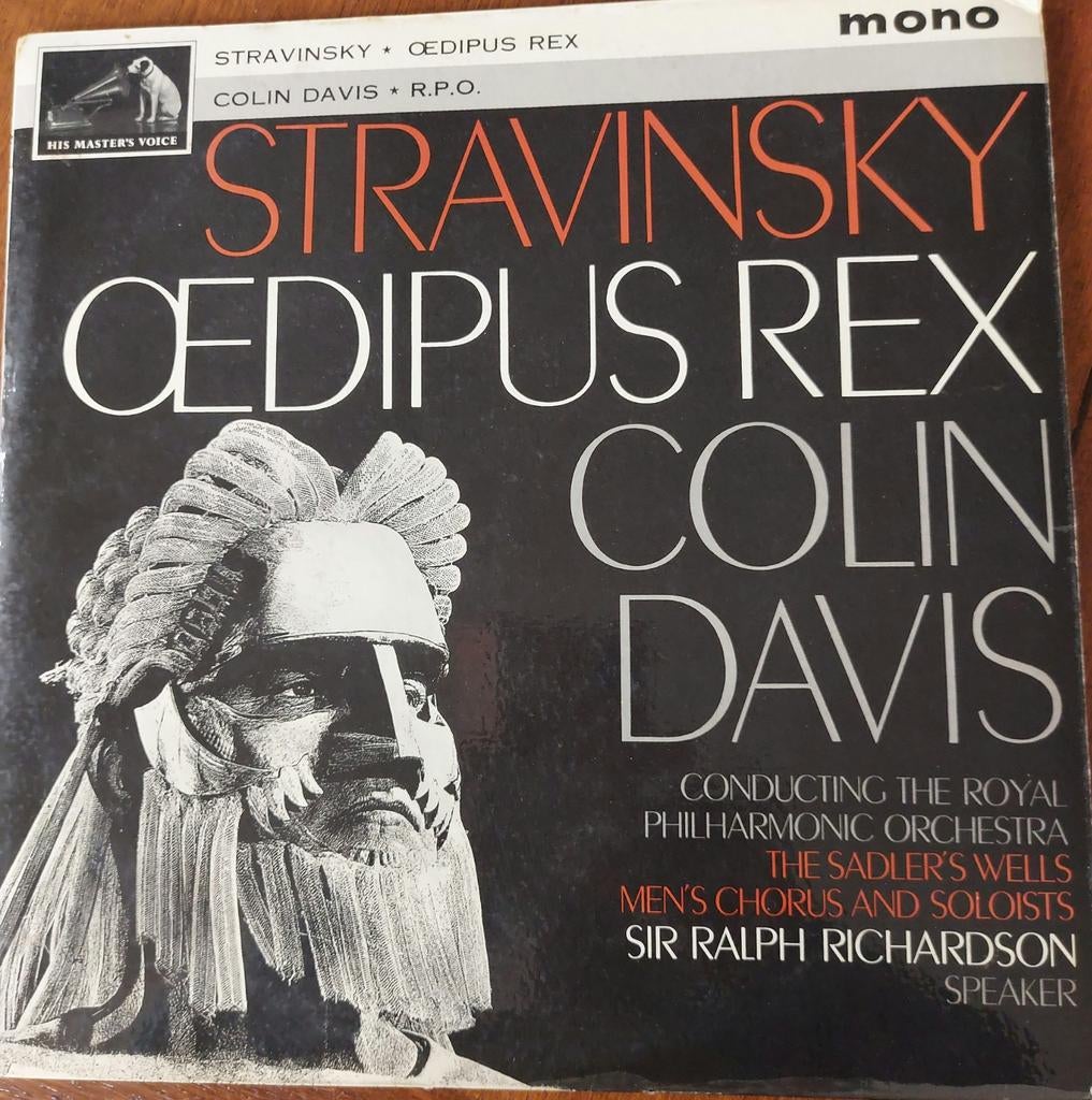 Stravinsky - Oedipus Rex - Colin Davis (LP, Mono), Ophalen, Gebruikt, Modernisme tot heden, Originele persing