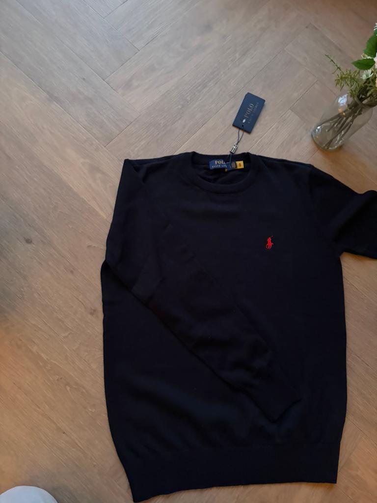 Donkerblauwe Ralph Lauren, Verzenden, Zo goed als nieuw, Blauw
