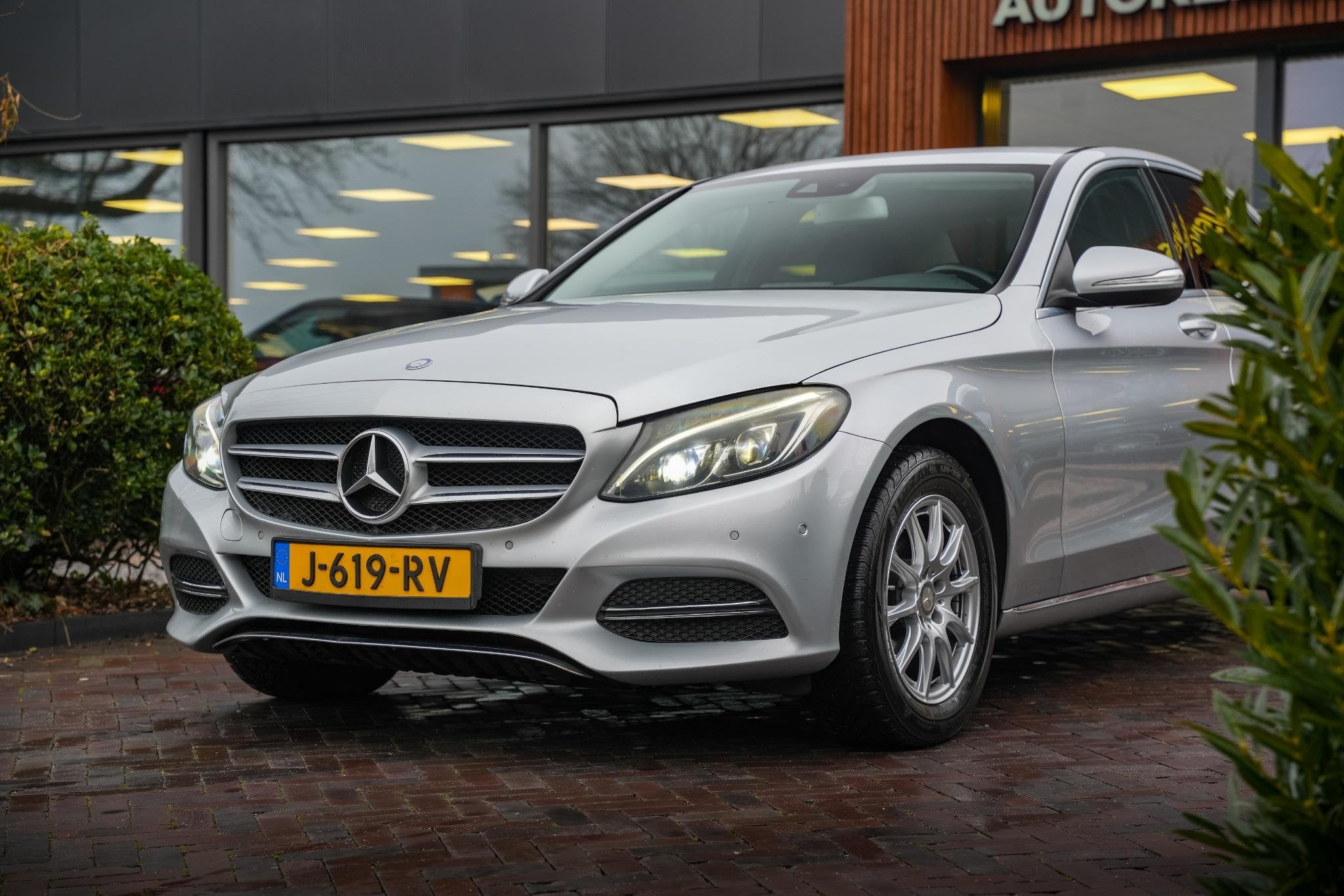 Mercedes-Benz C-klasse 180 Prestige Edition C Navigatie Stoe, Auto's, Automaat, Euro 5, Zwart, Bedrijf