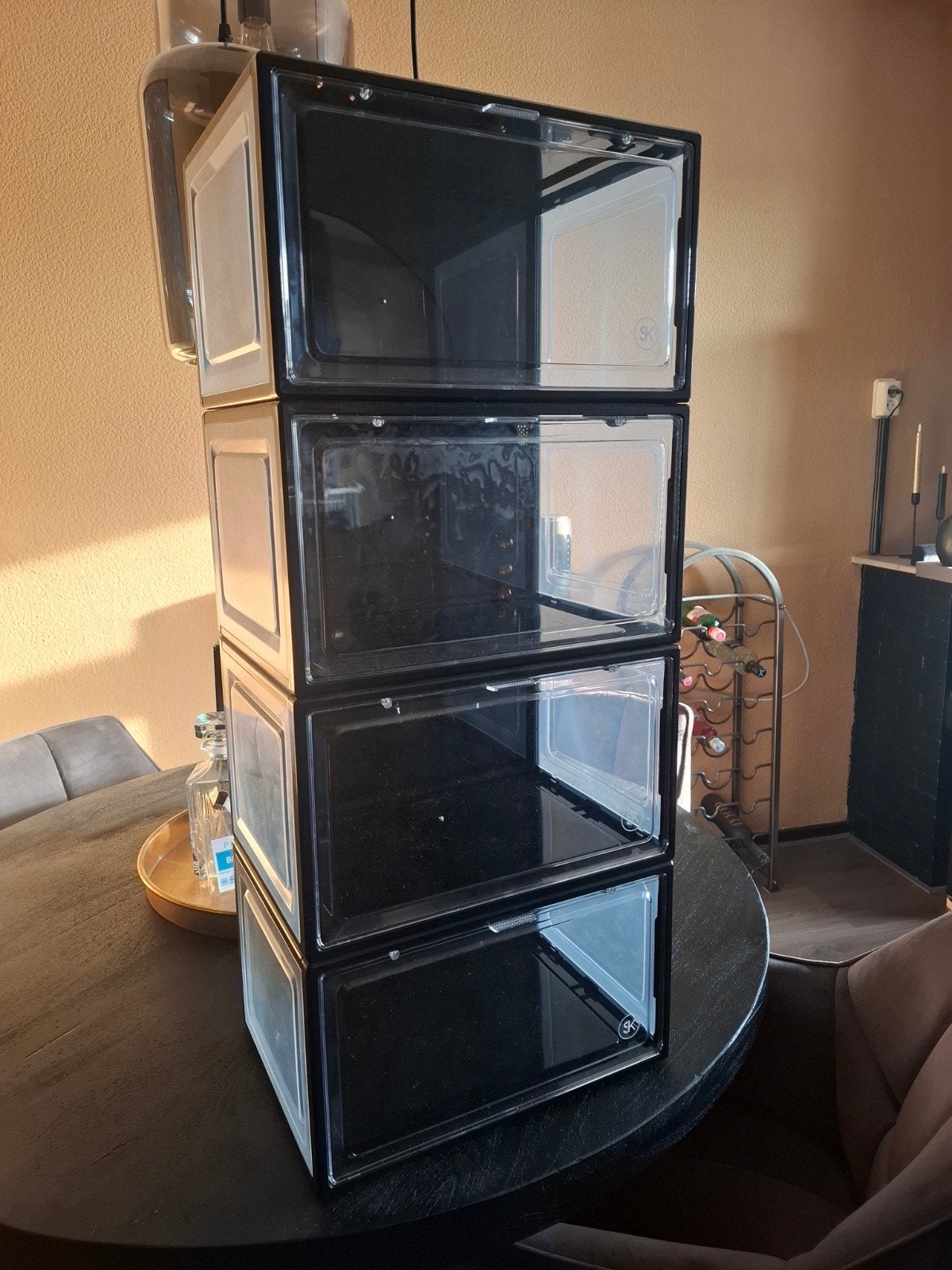 SK Sneakerboxen - Set van 4 stuks, Ophalen of Verzenden, Gebruikt, Modern, functioneel, sneaker opslag