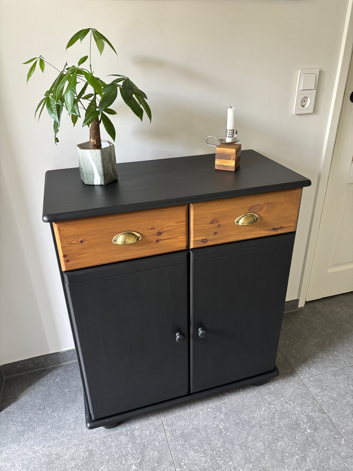 ⭐️  Strak industrieel dressoir / ladenkast - refurbished, Ophalen, Met lade(s), 50 tot 100 cm, Zo goed als nieuw