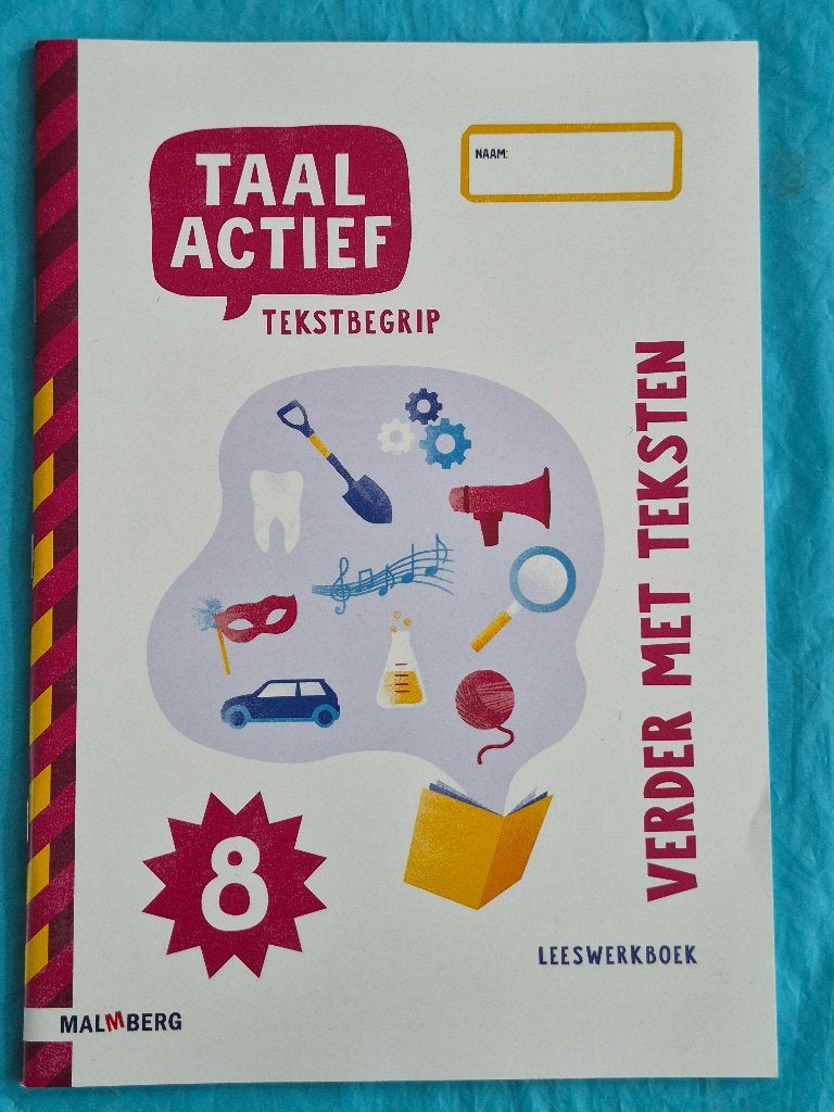Taal actief-Versie 5-Groep 8 leeswerkboek verder met teksten, Ophalen of Verzenden, Nieuw, Overige niveaus, Nederlands