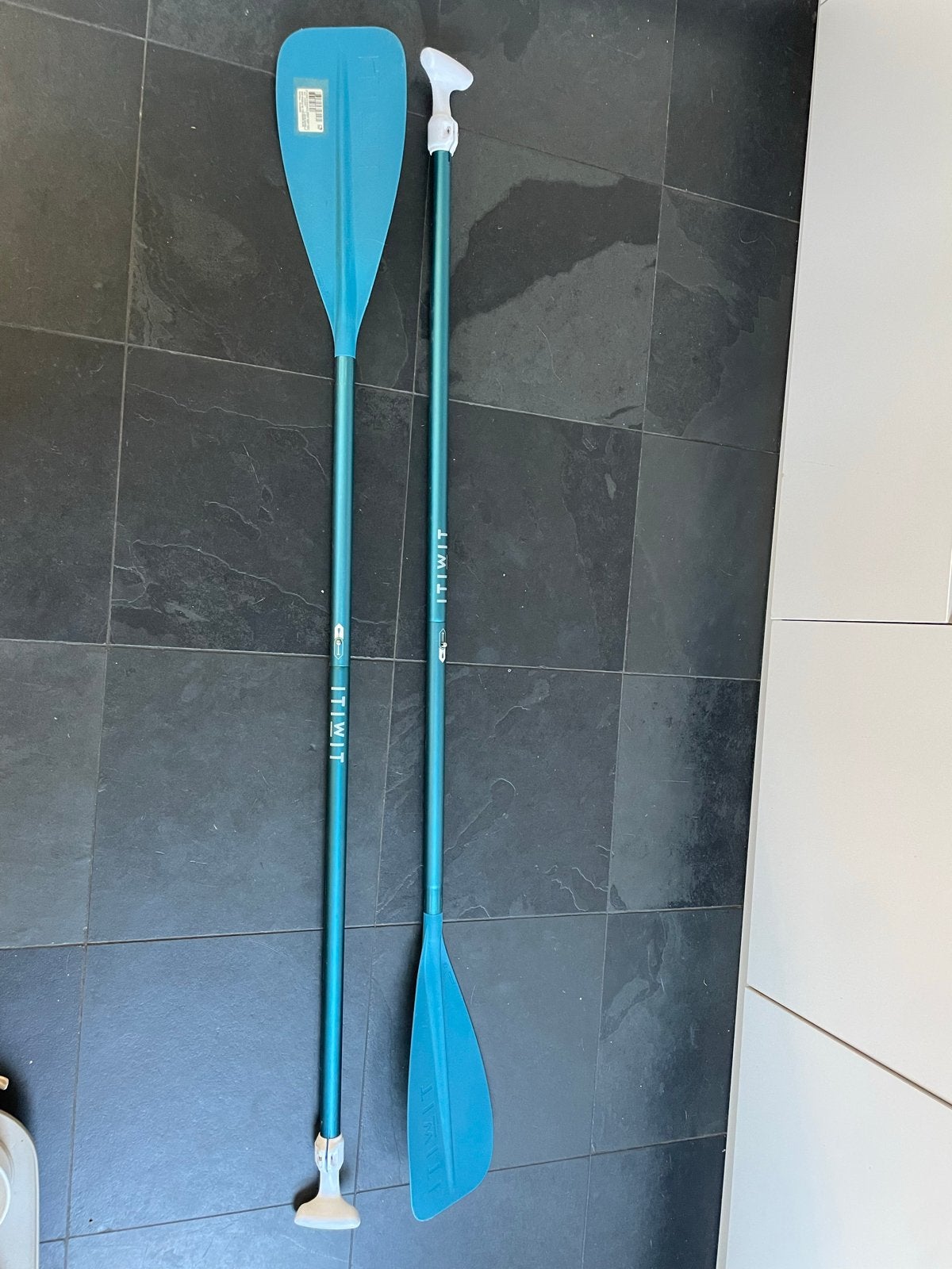 Itiwit SUP peddel 170-220cm blauw, Watersport en Boten, Ophalen, Gebruikt, SUP-peddels