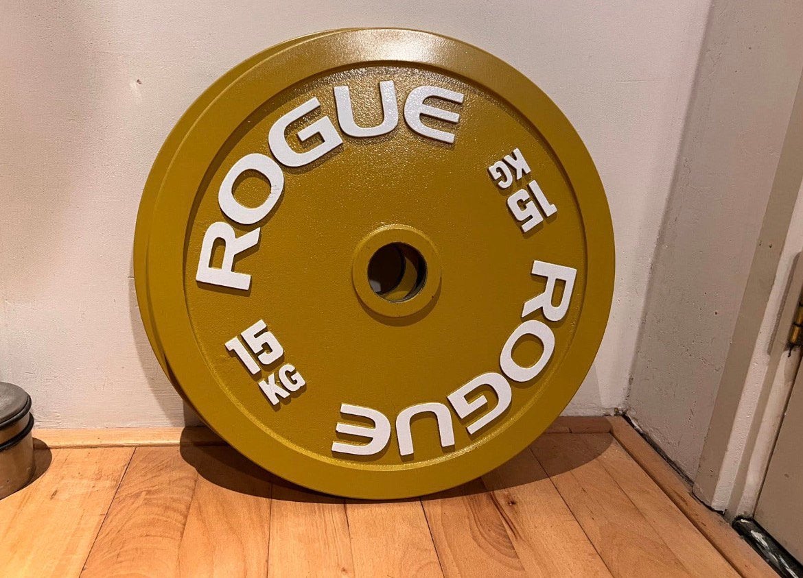 Rogue calibrated plates 15kg, Ophalen, Zo goed als nieuw
