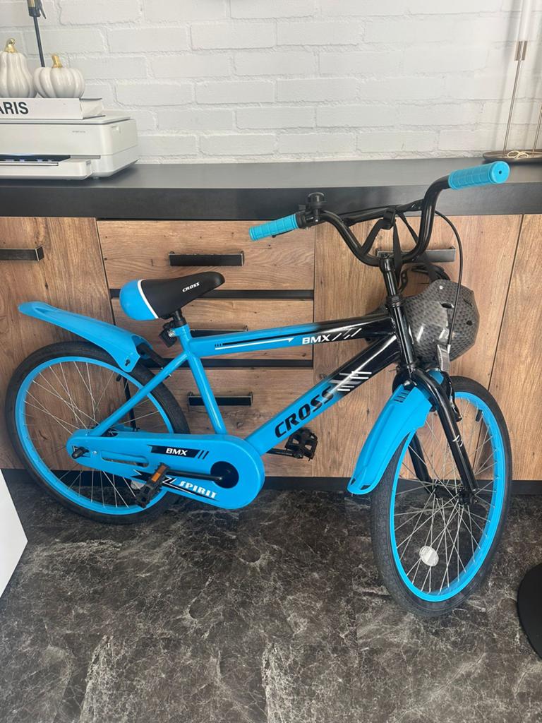 Cross BMX Spirit Kinderfiets - Zo goed als nieuw, Fietsen en Brommers, Fietsen | Crossfietsen en BMX, Staal, Velgrem, Ophalen of Verzenden