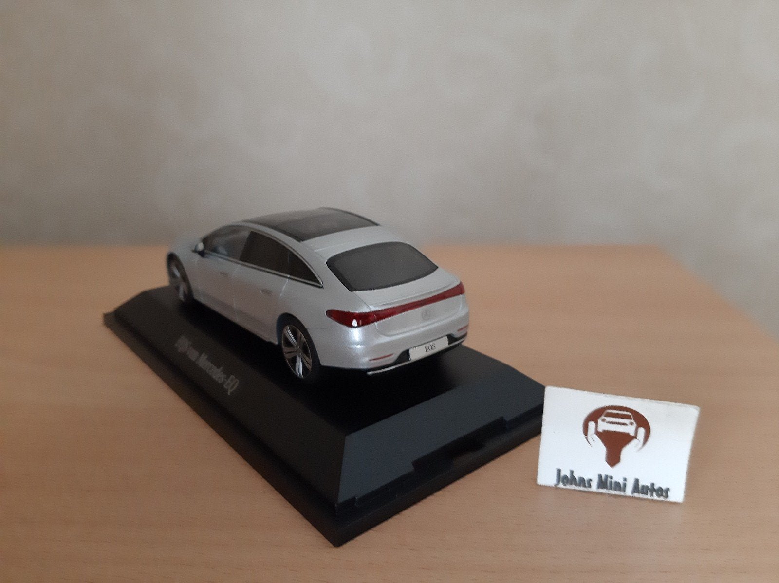 Mercedes Benz EQS in Hightech-Silver 1:43, Overige merken, Auto, Nieuw, Herpa