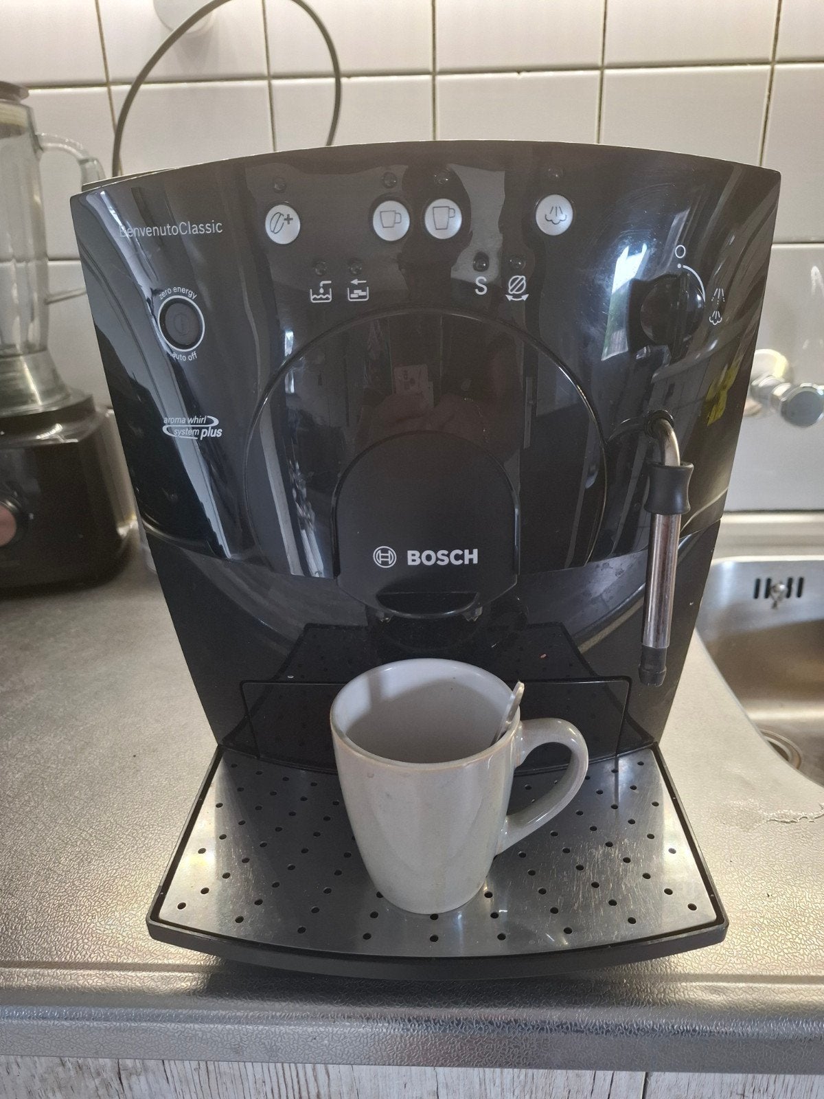 bosch Benvenuto Classic espresso koffie zet apparaat, Witgoed en Apparatuur, Koffiezetapparaten, Gebruikt, Espresso apparaat, 10 kopjes of meer