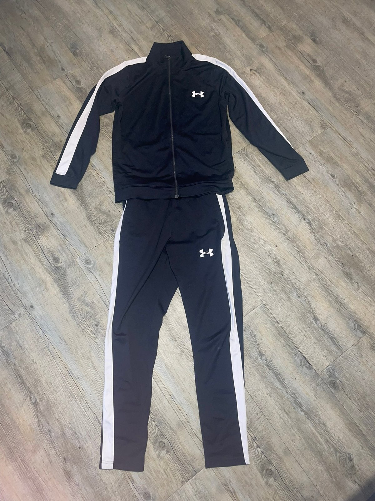 Under armour trainingspak, Maat 48/50 (M), Zwart, Ophalen of Verzenden, Zo goed als nieuw
