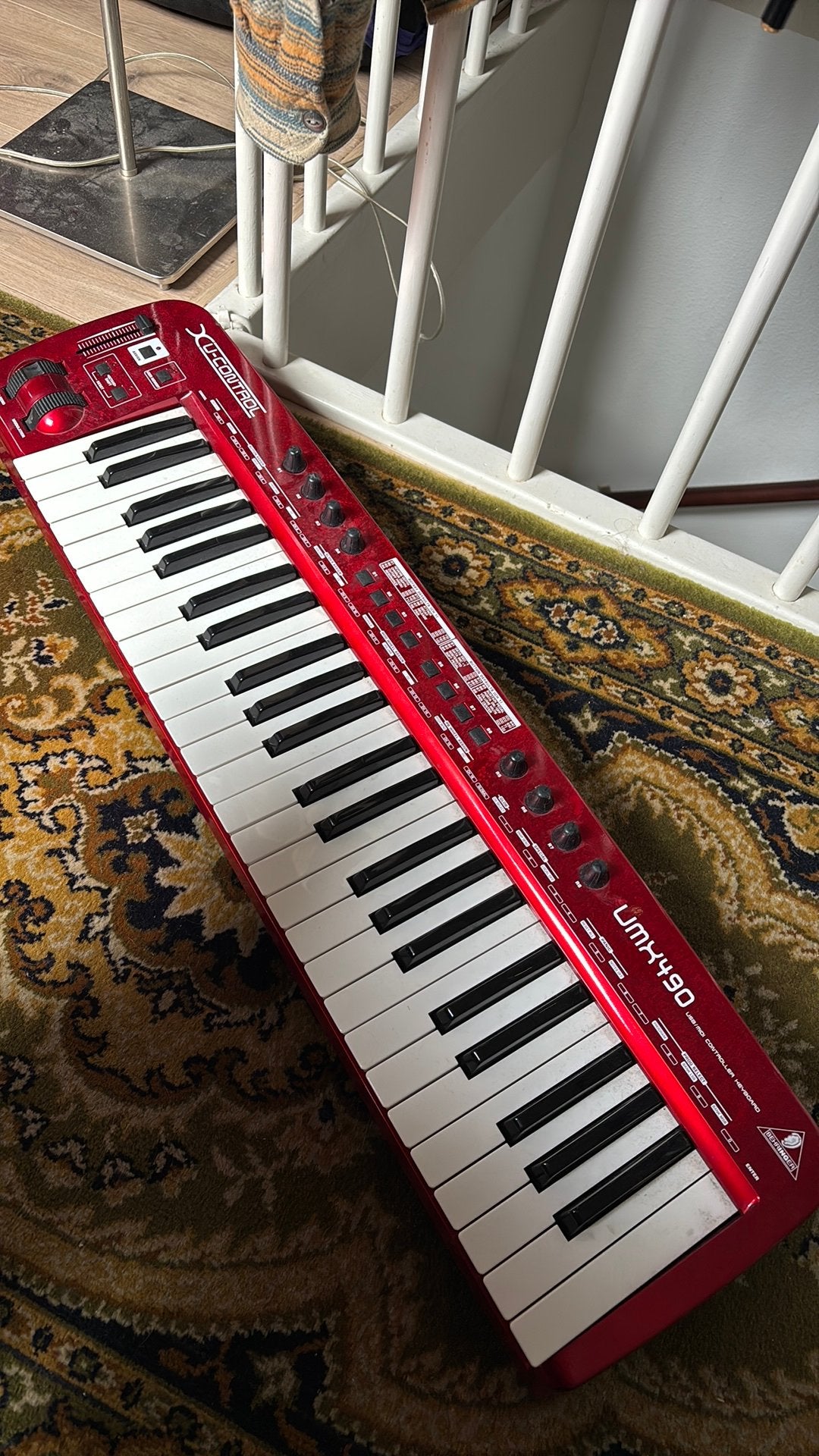Behringer UMX490 MIDI Keyboard Controller, Gebruikt, Midi-aansluiting, Ophalen of Verzenden, 49 toetsen