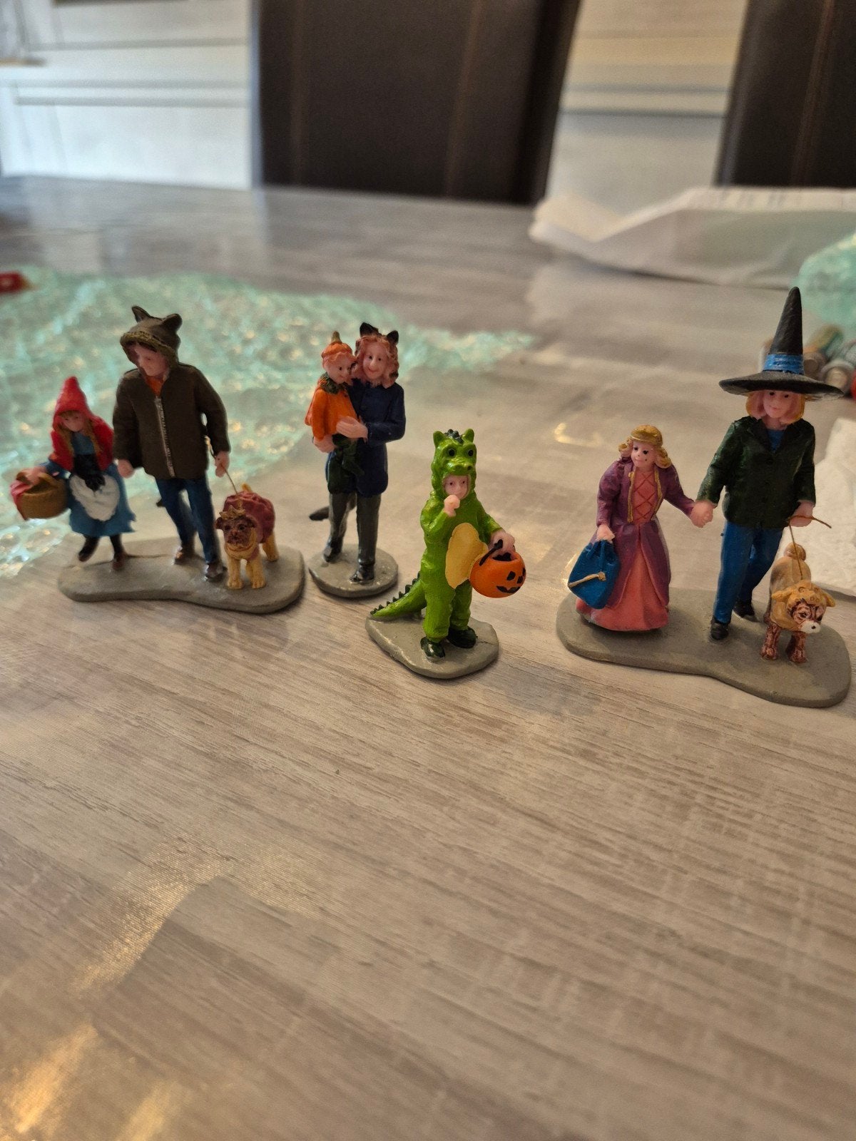Lemax trick or treating fun halloween, Verzamelen, Poppetjes en Figuurtjes, Zo goed als nieuw, Ophalen of Verzenden