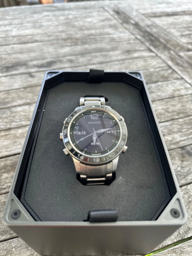 Garmin Marq Aviator, Sieraden, Tassen en Uiterlijk, Sporthorloges, Ophalen of Verzenden, Zo goed als nieuw, Android