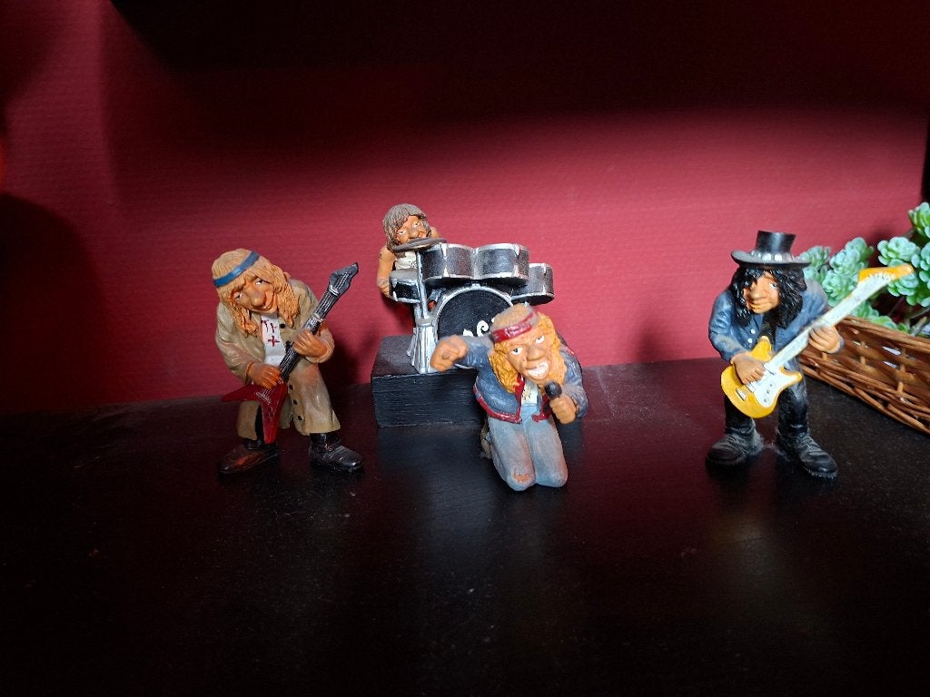 Miniatuur Rockband, Verzamelen, Beelden en Beeldjes, Ophalen of Verzenden, Gebruikt, Overige typen