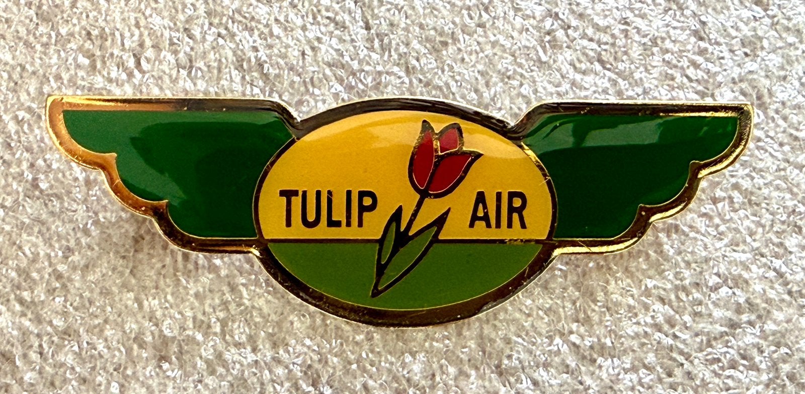 Tulip Air Pilot Wing, Ophalen of Verzenden, Zo goed als nieuw, Patch, Badge of Embleem