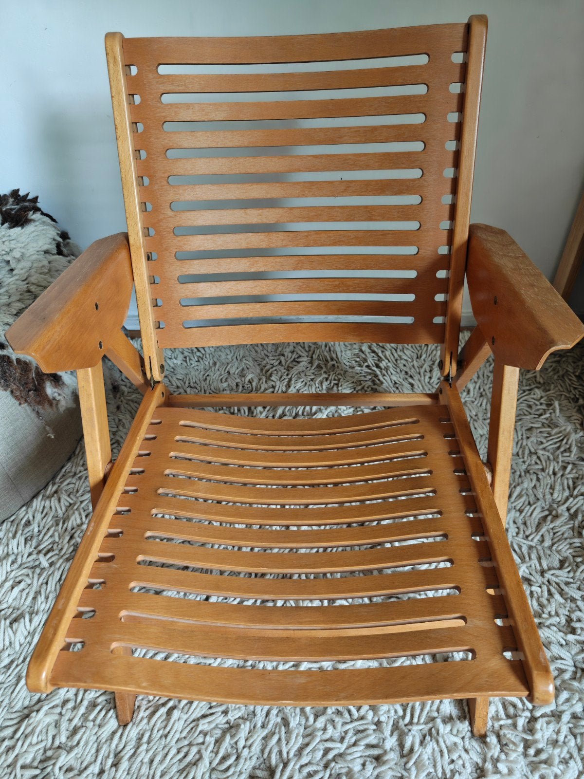 Rex Lounge Chair - Vintage Design, Ophalen, Gebruikt, Bruin, Eén