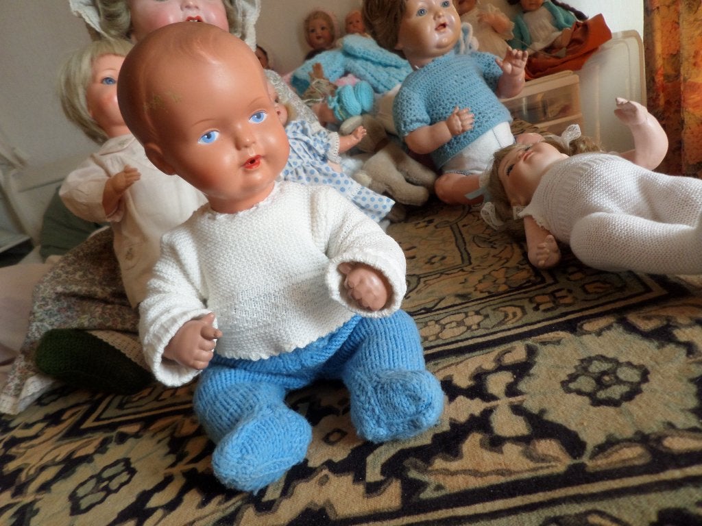 Babypopje Schildpad 31 cm, Ophalen of Verzenden, Gebruikt, Pop