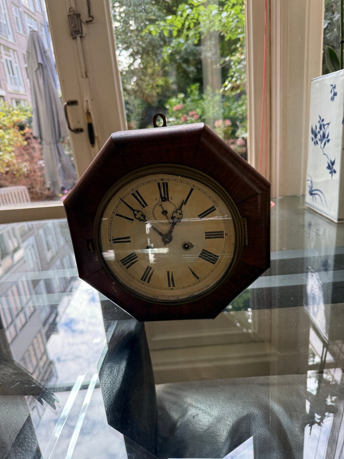 Antiek Scheepsklokje - 25x25 cm - Nieuwe batterij nodig, Ophalen of Verzenden