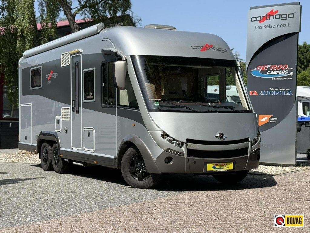 Carthago Chic E-Line I 51 QB - 2014 - BOMVOL - LUXE CAMPER, Caravans en Kamperen, Campers, Koelkast, Standaard zit, Vloeistofverwarming