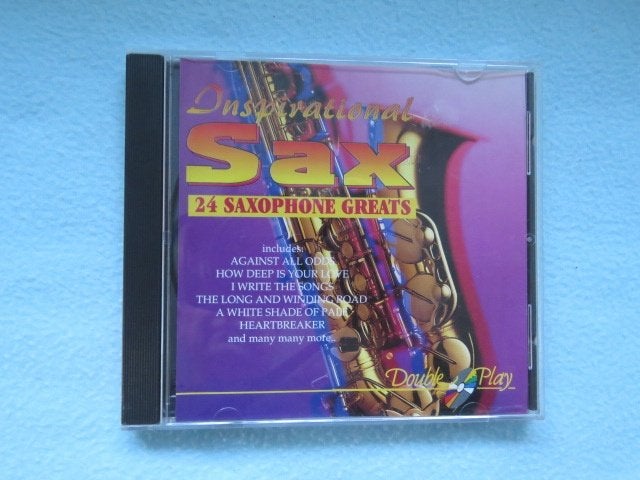 CD: Inspirational Sax, 24 saxophone greats, Ophalen of Verzenden, Zo goed als nieuw