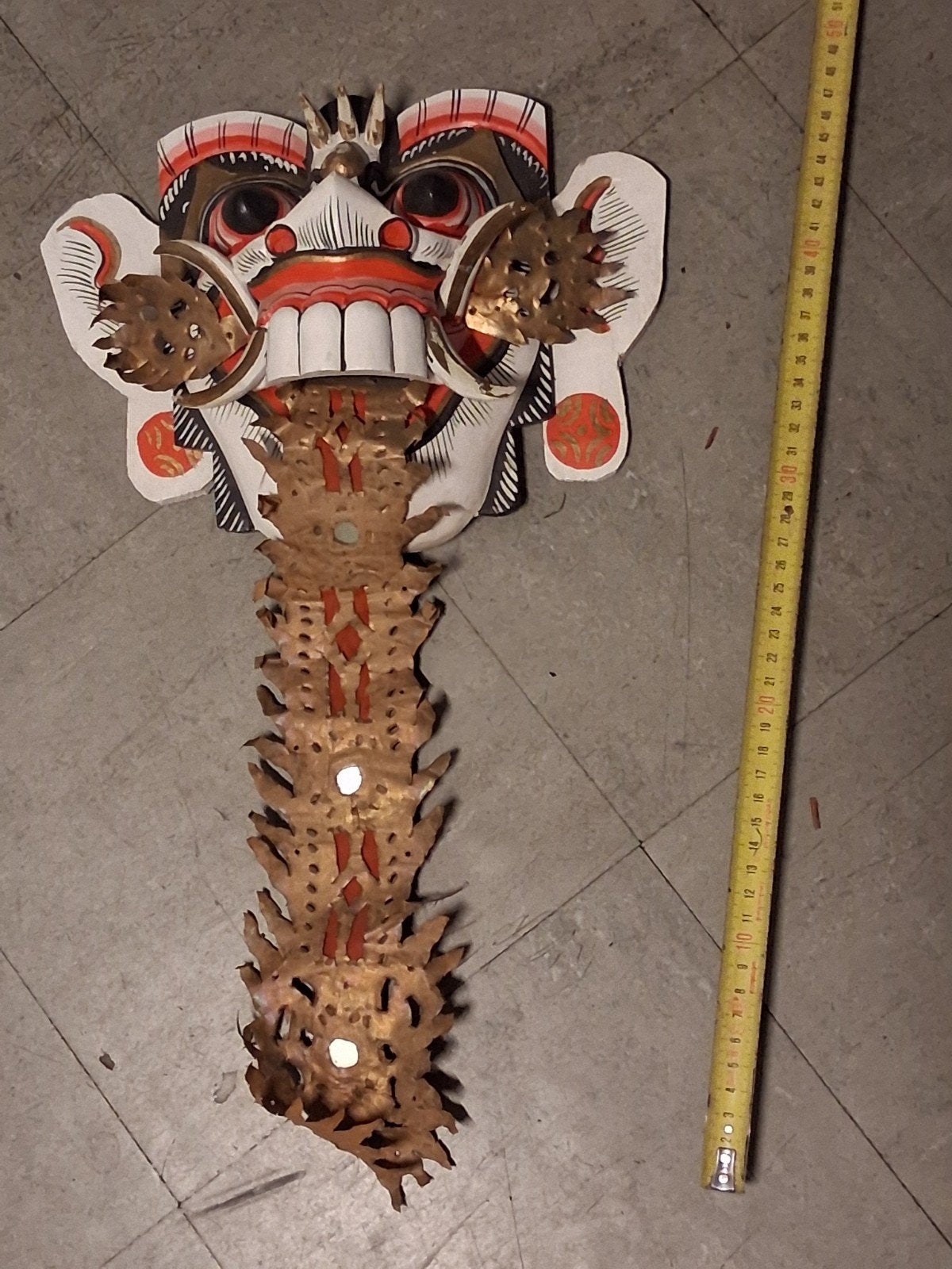 Indonesisch masker,hout,beschilderd, Ophalen of Verzenden