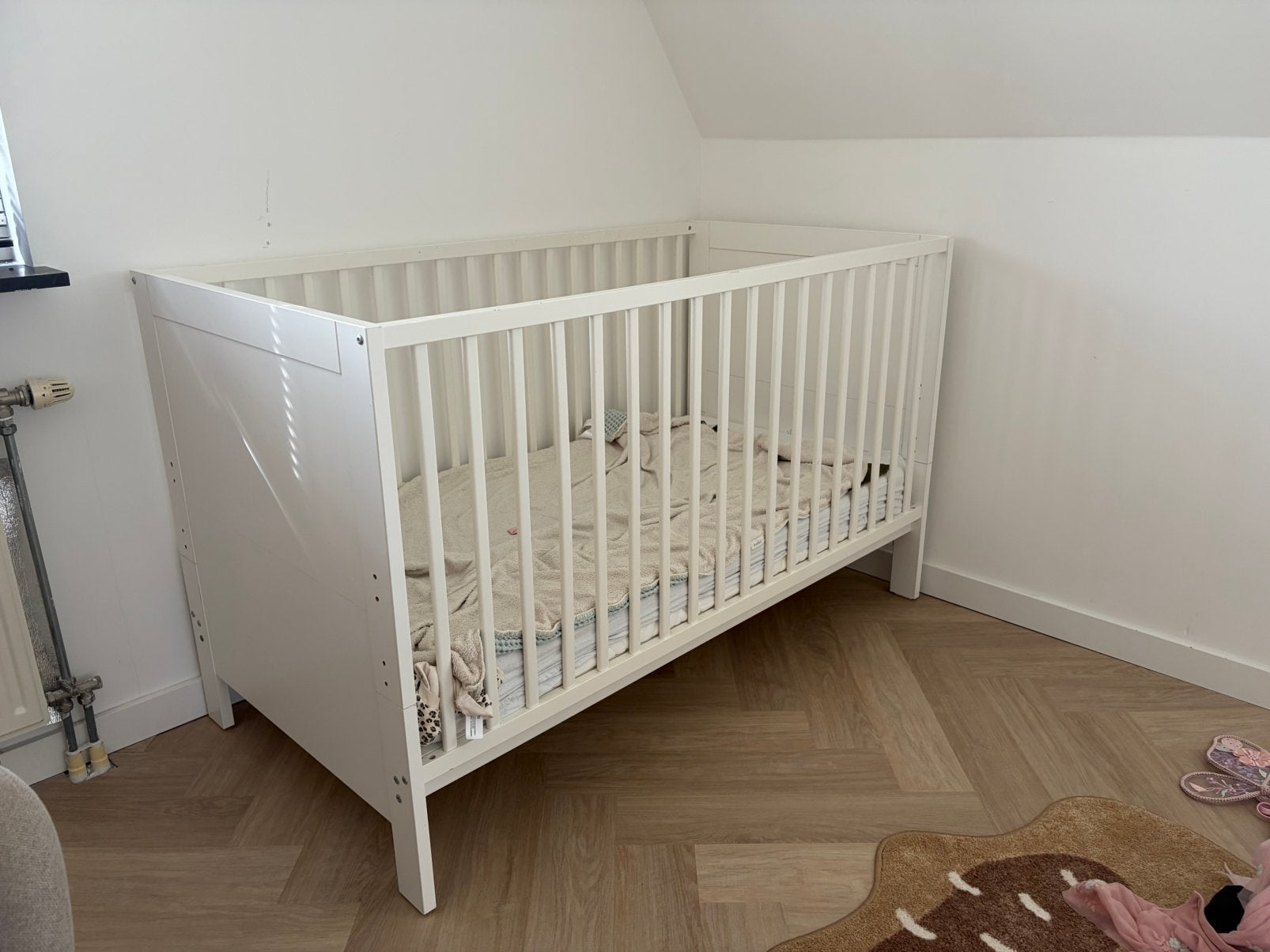 Europe Baby Sarah Ledikant 70 x 140 cm - Wit, Ophalen, Gebruikt, Ledikant