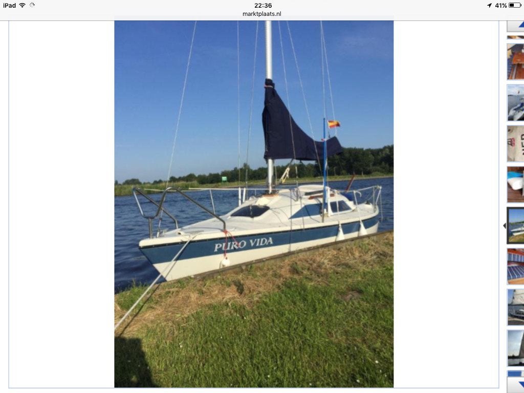 Kajuitzeiljacht  Dehler Dehlya 22, Watersport en Boten, Kajuitzeilboten en Zeiljachten, Ophalen, 8 pk, Gebruikt, 110 cm