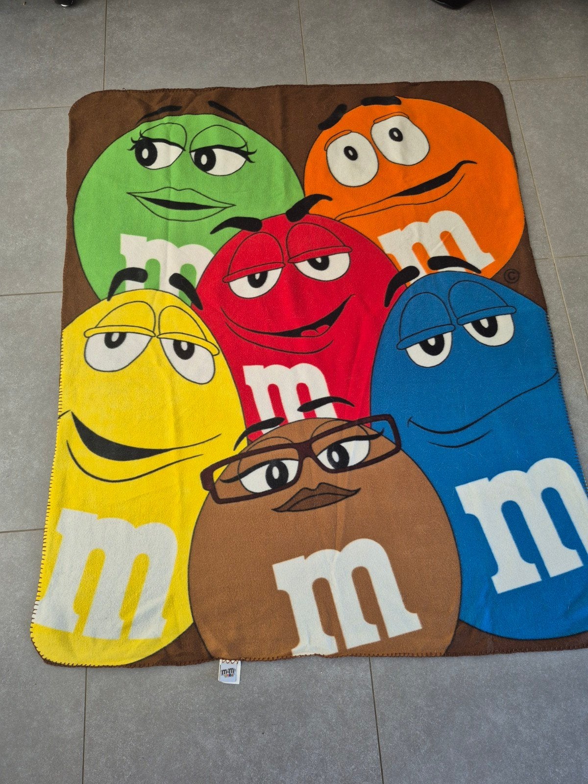M&M's Fleece Deken 2013, Fleecedeken, Gebruikt, Ophalen of Verzenden, Wasbaar