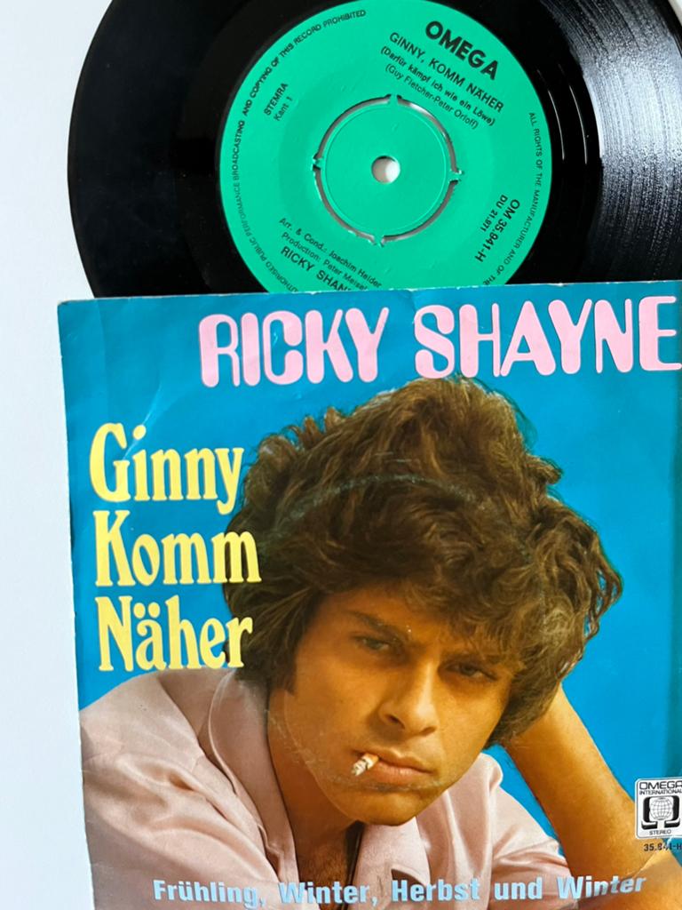 Ricky Shane “ Ginny komm näher “, Ophalen of Verzenden, Zo goed als nieuw, Nederlandstalig
