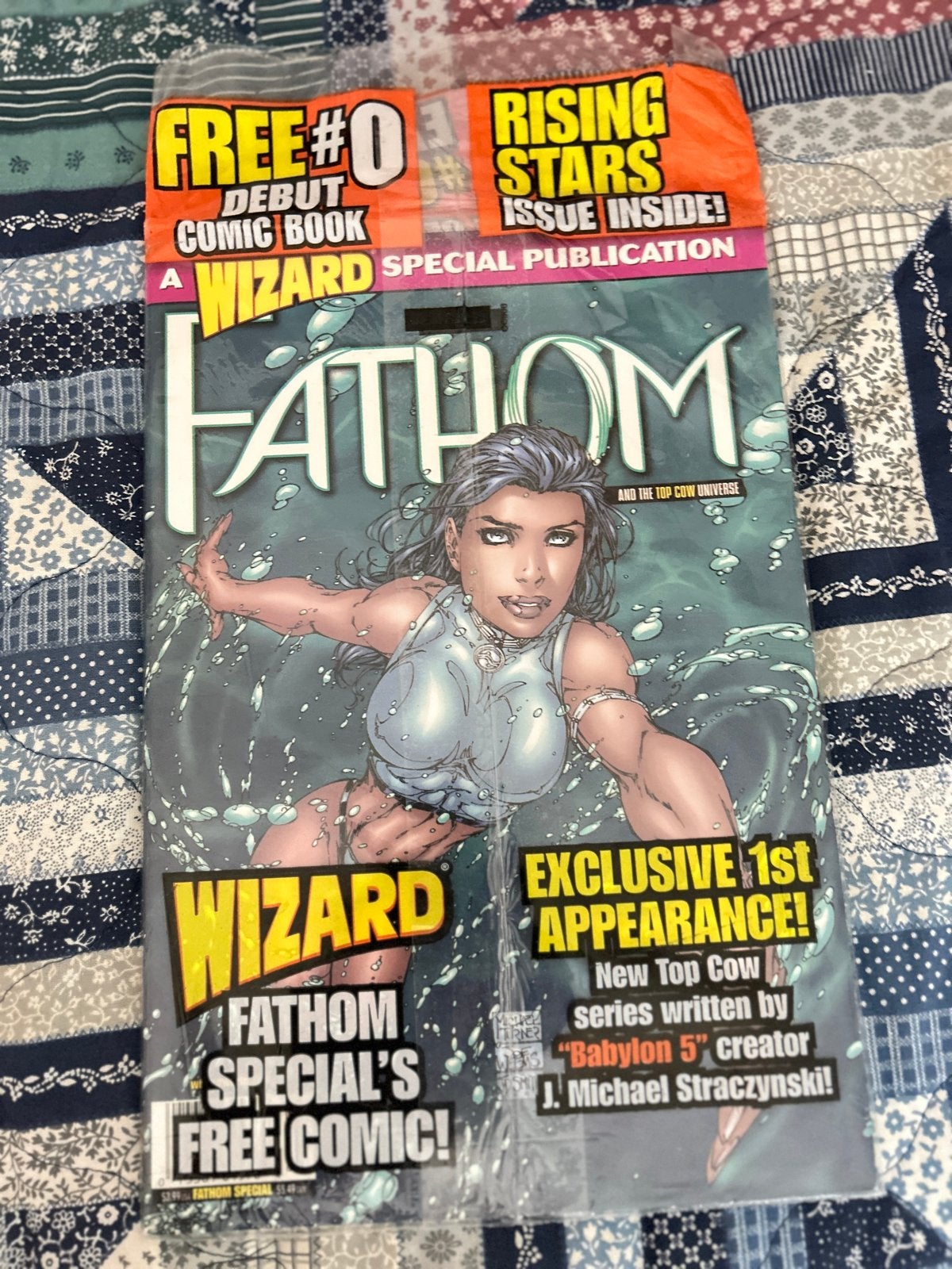Wizard Fathom Special met Rising Stars #0 comic, Boeken, Strips | Comics, Zo goed als nieuw, Eén comic, Amerika, Ophalen of Verzenden