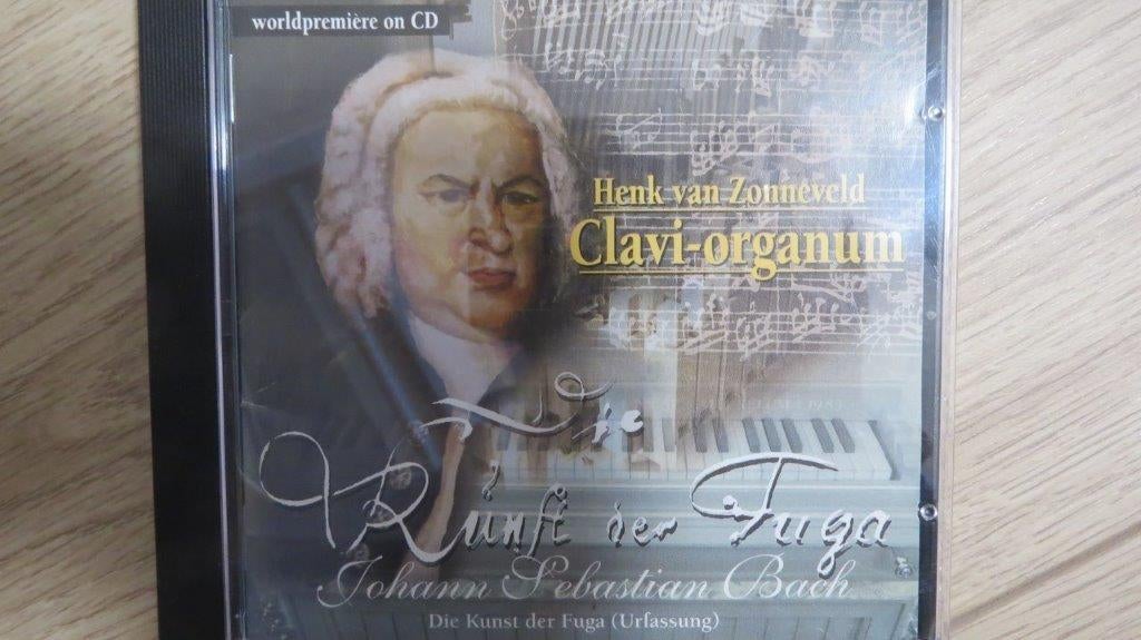 Cd: Bach, Kunst der Fuge, Henk van Zonneveld, Clavi-organum, Cd's en Dvd's, Cd's | Klassiek, Zo goed als nieuw, Kamermuziek, Classicisme