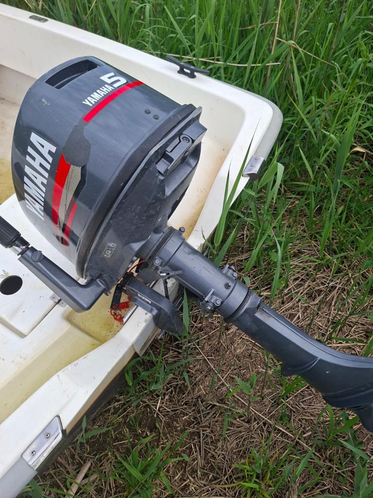 5pk 2 tact motor, Watersport en Boten, Bootonderdelen, Ophalen, Zo goed als nieuw