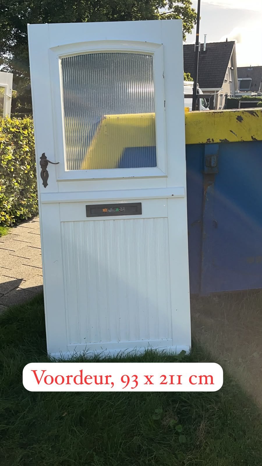 Voordeur. Voordeuren.175 stuks.Stapeldorpeldeur. Achterdeur., 80 tot 100 cm, Ophalen of Verzenden, 200 tot 215 cm, Buitendeur