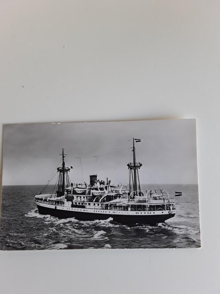 K.P.M., Verzamelen, Scheepvaart, Ophalen of Verzenden, Zo goed als nieuw, Motorboot, Kaart, Foto of Prent