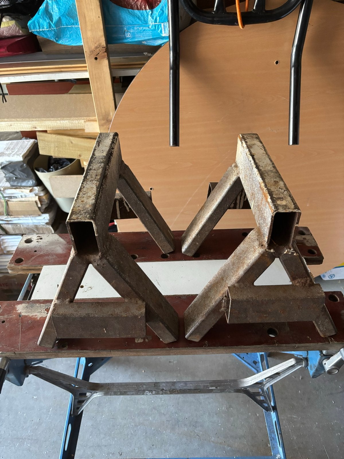 Set stevige bokken van dikwandig materiaal, Ophalen, Gebruikt, Overige typen, Overige merken