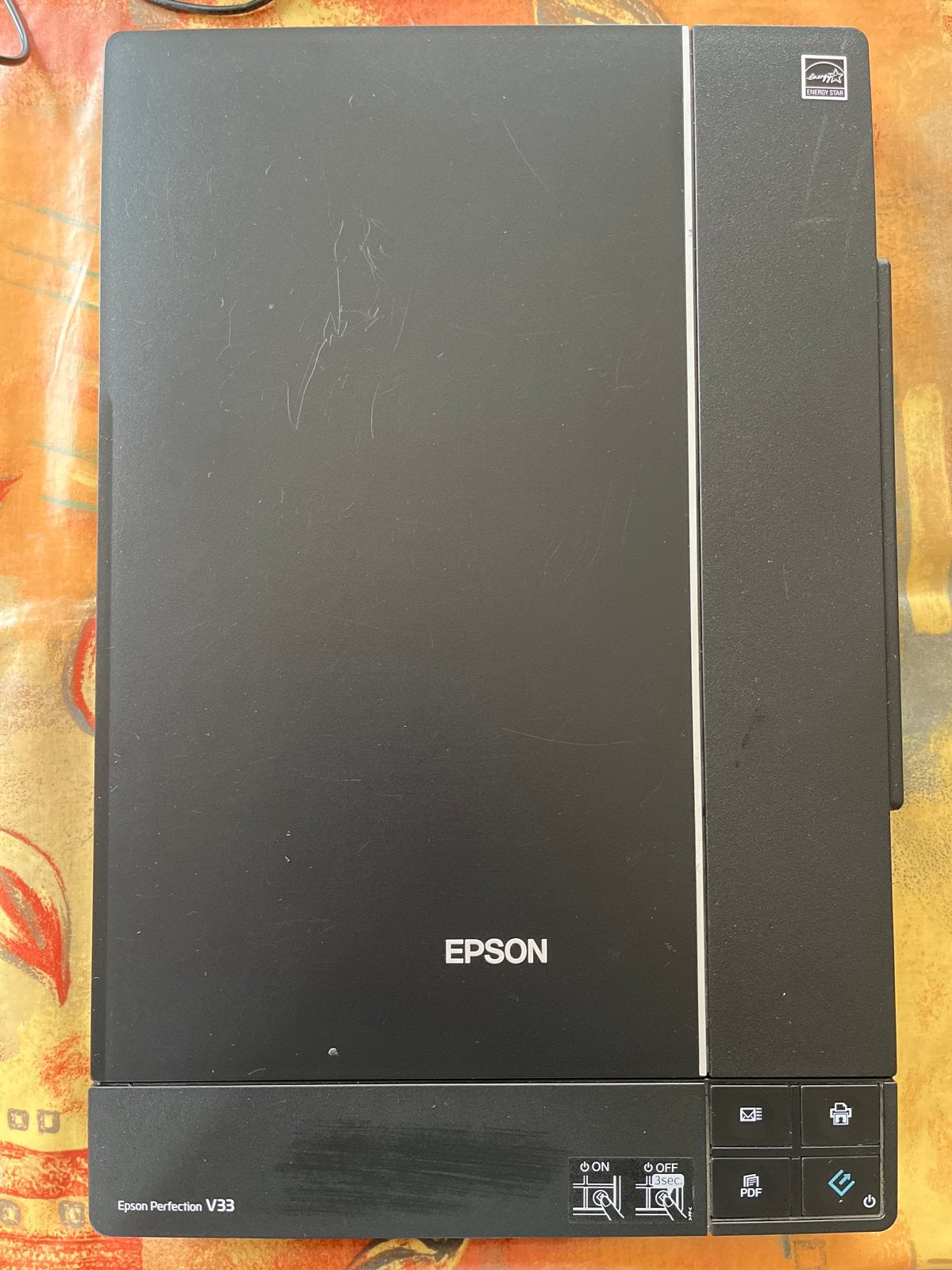 Epson Perfection V33 Flatbedscanner, Computers en Software, Ophalen, Gebruikt, Flatbedscanner