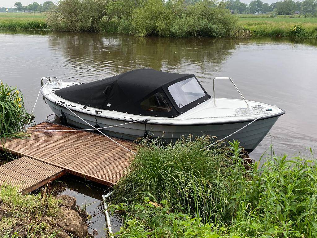 Saga 20 sloep met Volvo Penta 3 cylinder en buiskap, Ophalen, 10 tot 30 pk, Gebruikt, Binnenboordmotor