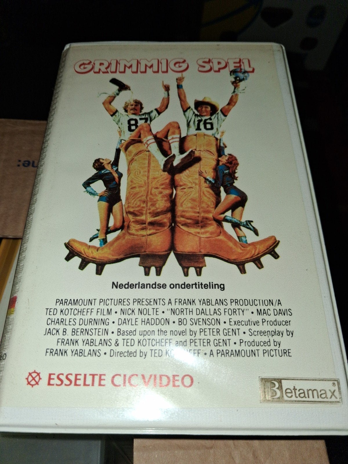Betamax ex-rental  - North Dallas Forty, Vanaf 16 jaar, Ophalen of Verzenden, Gebruikt, Horror