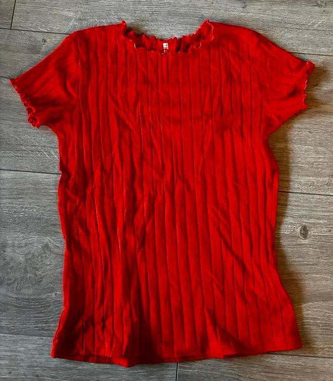 Oranje shirt koningspelen koningsdag maat 146-152, Ophalen, Oranje, Zo goed als nieuw, Korte mouw