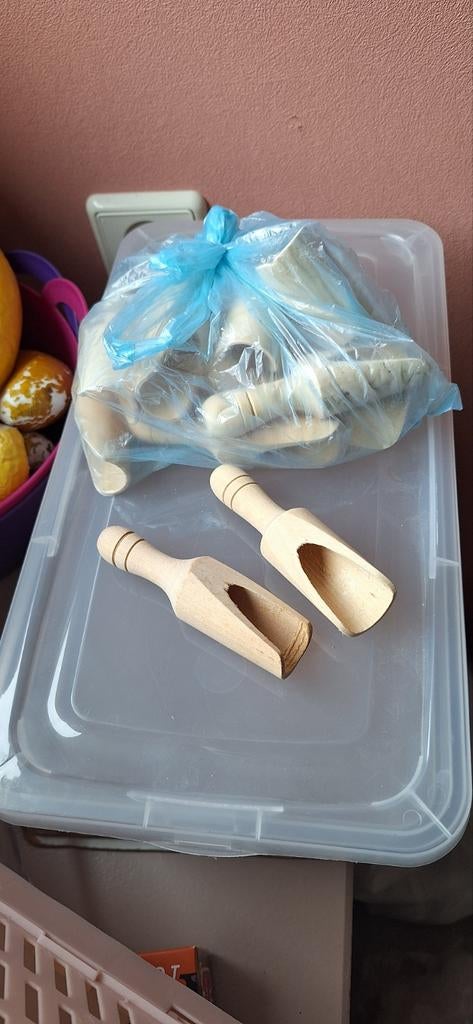 Houten schepjes.., Ophalen of Verzenden, Nieuw
