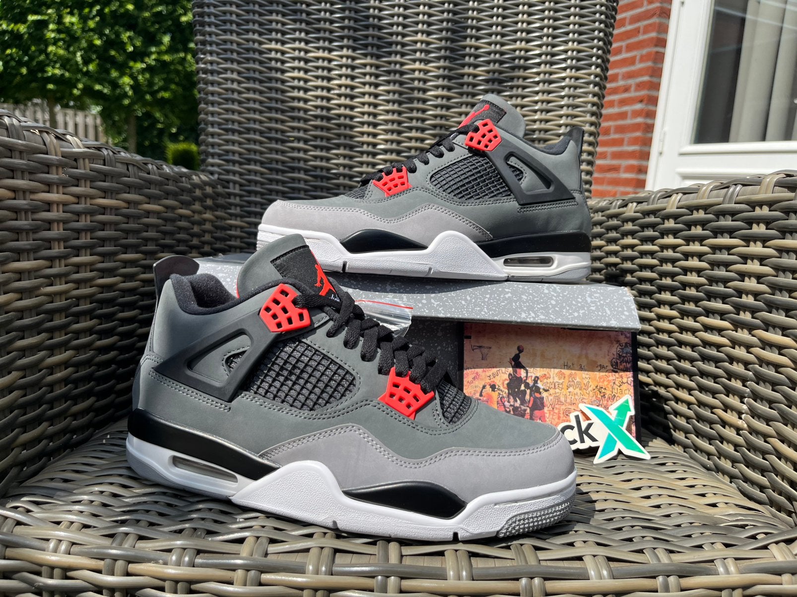 Nike Air Jordan 4 Infrared - GLOEDNIEUW! - Maat 42 - ACTIE!, Kleding | Heren, Schoenen, Overige kleuren, Verzenden, Nieuw, Sneakers of Gympen