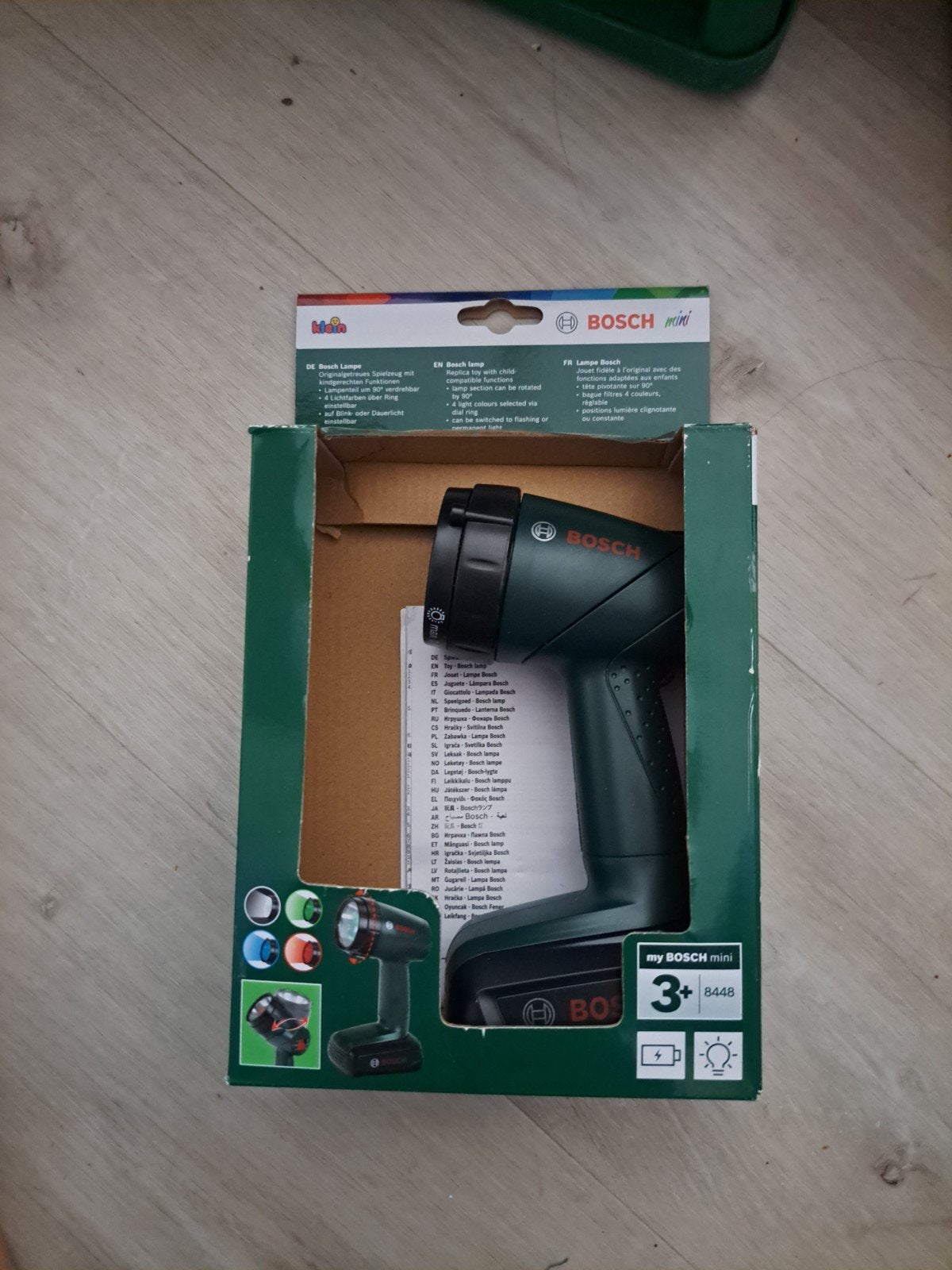 Bosch Mini Zaklamp met Kleurfilters - Speelgoed, Ophalen of Verzenden