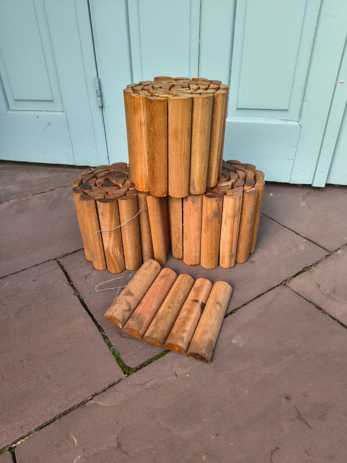 Houten tuinborder van latjes (3 rollen van 1,8 meter), Tuin en Terras, Ophalen, 100 tot 200 cm, Nieuw, Border