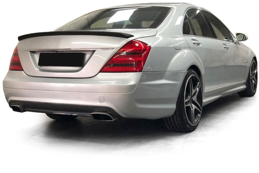 Spoiler Glans zwart Voor Mercedes S Klasse W221 AMG Look, Verzenden, Automotive Parts, A.parts@hotmail.nl, Trasmolenlaan 12 3447 GZ Woerden