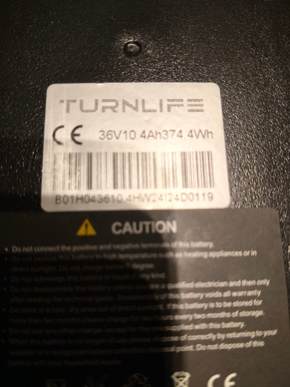 Nieuwe Turnlife fietsbatterij 36V 10.4Ah 374.4Wh, Ophalen of Verzenden