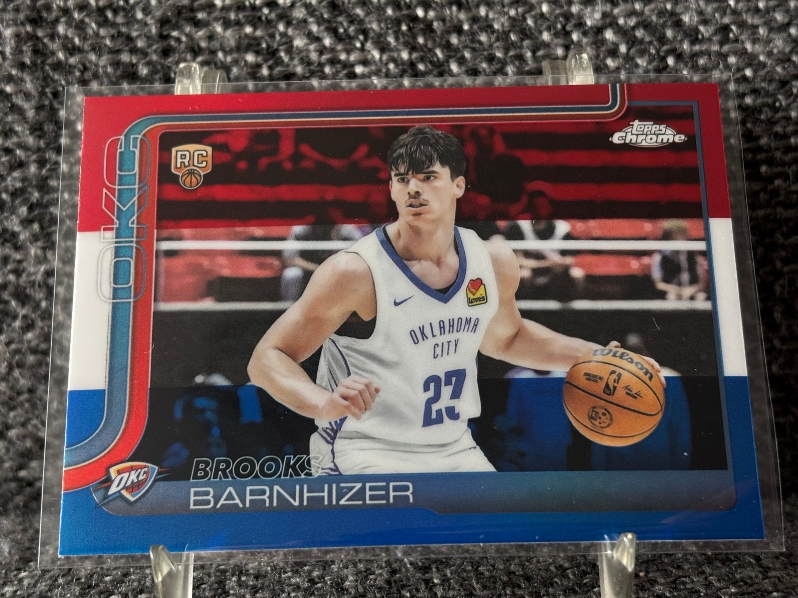 Brooks Barnhizer Topps Chrome NBA card Oklahoma City Thunder, Ophalen of Verzenden, Nieuw, Plaatje