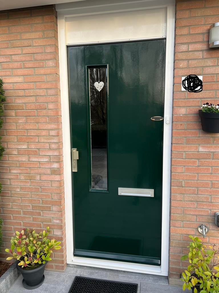 Stompe buitendeur, Doe-het-zelf en Verbouw, Deuren en Horren, Gebruikt, Buitendeur, 200 tot 215 cm, 80 tot 100 cm, Hout, Ophalen