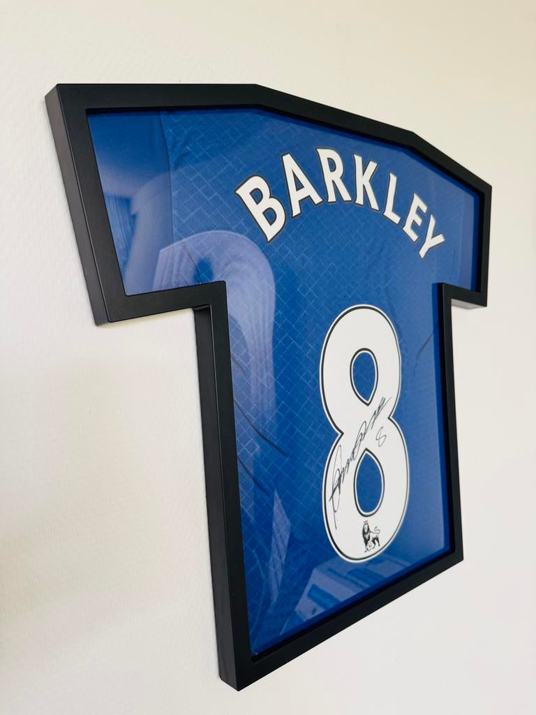 Gesigneerd Ross Barkley Everton shirt | seizoen 2016-2017, Ophalen of Verzenden, Zo goed als nieuw, Buitenlandse clubs, Poster, Plaatje of Sticker