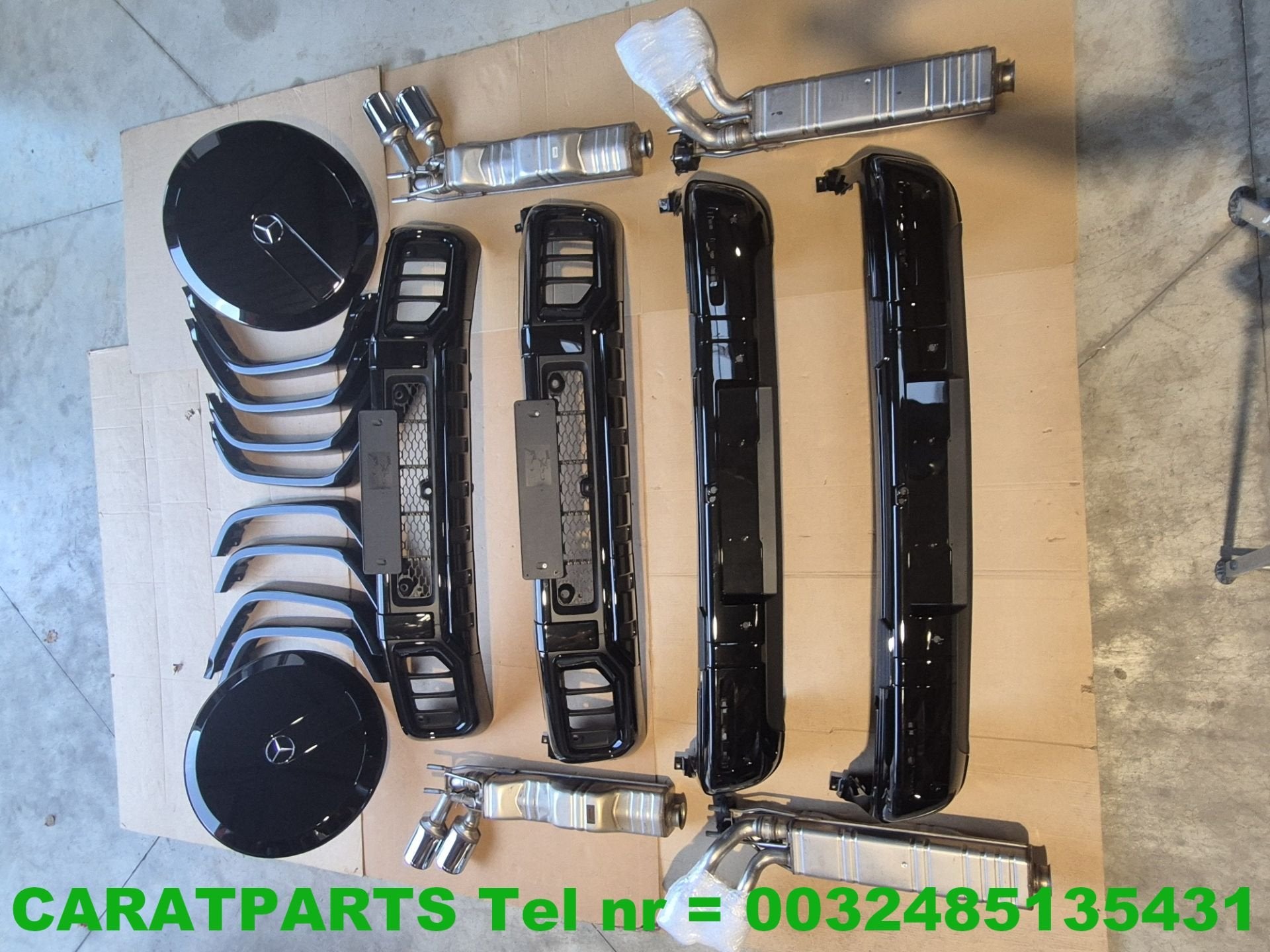 G63 AMG Set G Klasse AMG Body Kit G63 AMG W465 Bumper pakket, Gebruikt, Mercedes-Benz AG, Mercedes-Benz, Ophalen of Verzenden