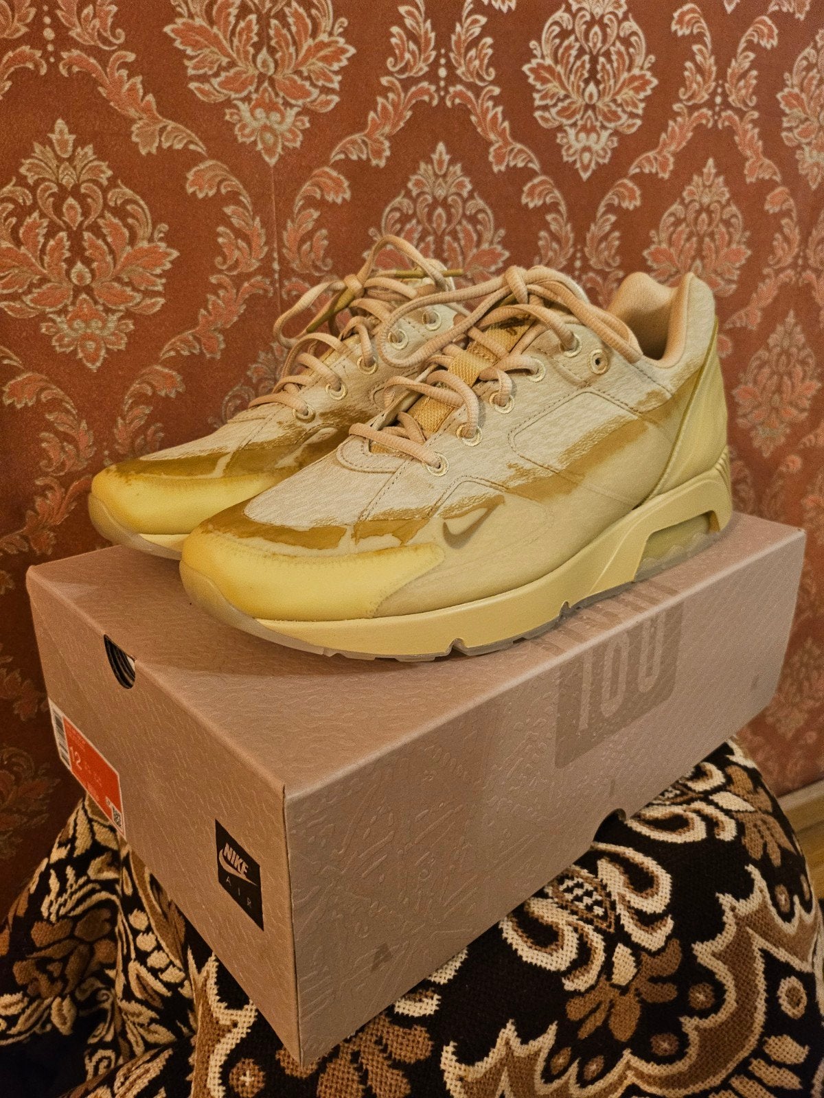 Nike Air Max 180 SP PAN Records "Tea Tree Mist" mt.46 Nieuw, Beige, Nike, Nieuw, Ophalen of Verzenden